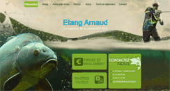 Desktop Screenshot of etang-arnaud.com